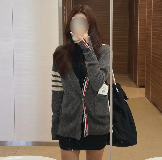 1% 톰브라운 캐시미어 가디건