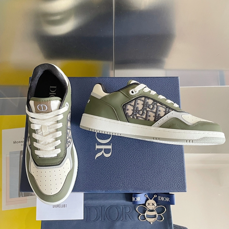 디올 B27 업타운 로우탑 스니커즈 오블리크 자카드