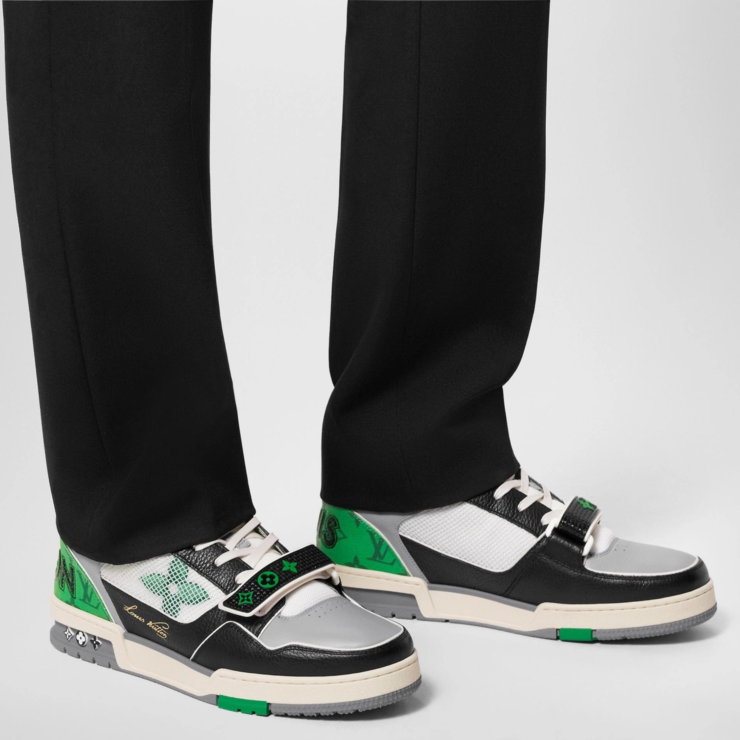 루이비통 LV 트레이너 벨크로 스니커즈