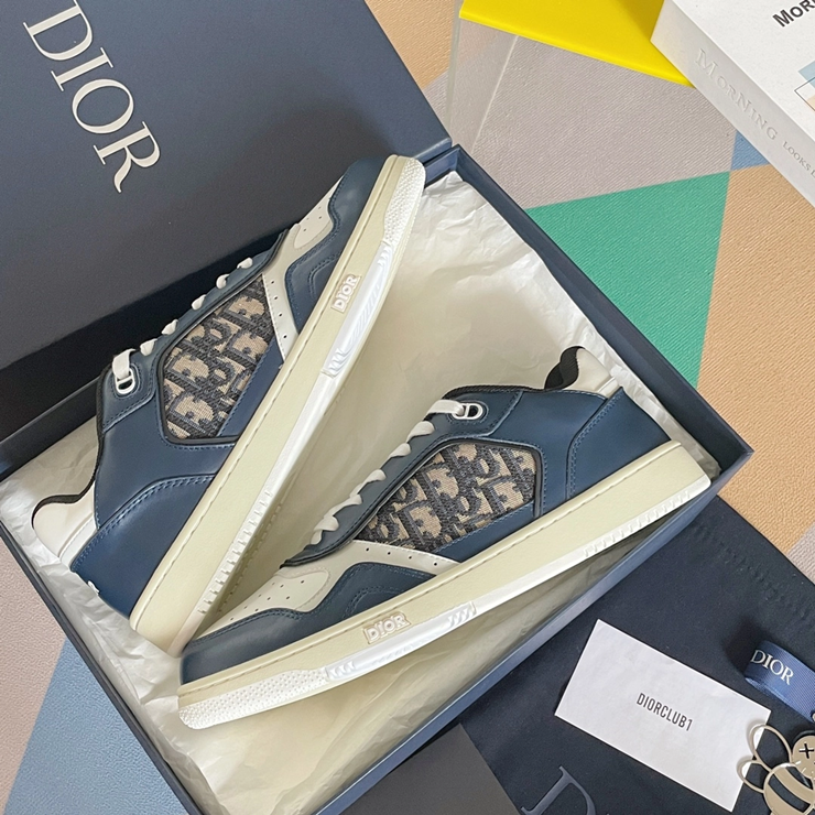 디올 B27 업타운 로우탑 스니커즈 오블리크 자카드