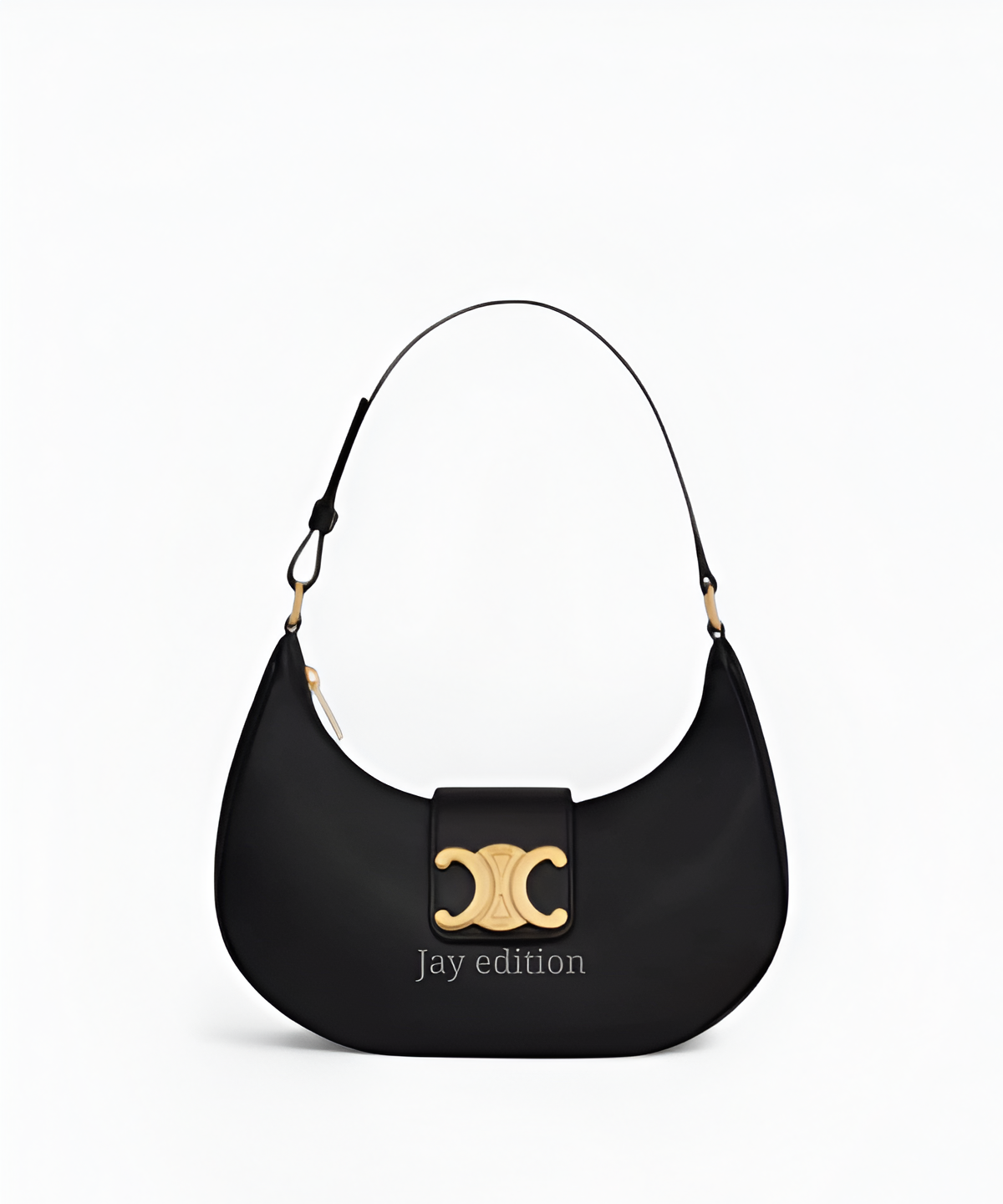 셀린느 아바 트리오페 레더백 송아지 가죽 골드 메탈 로고 여성 숄더백