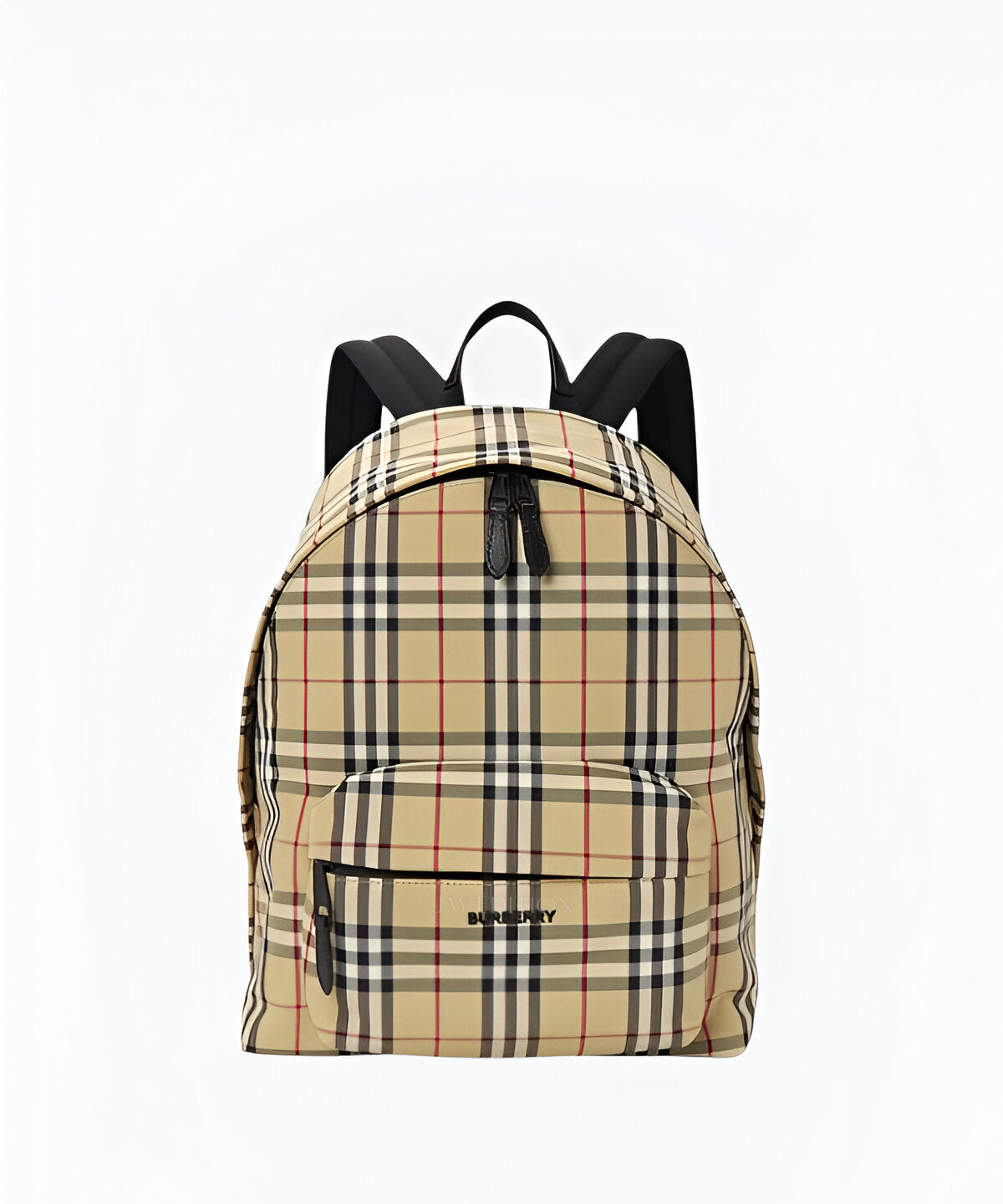 버버리 체크 백팩 아카이브 베이지
