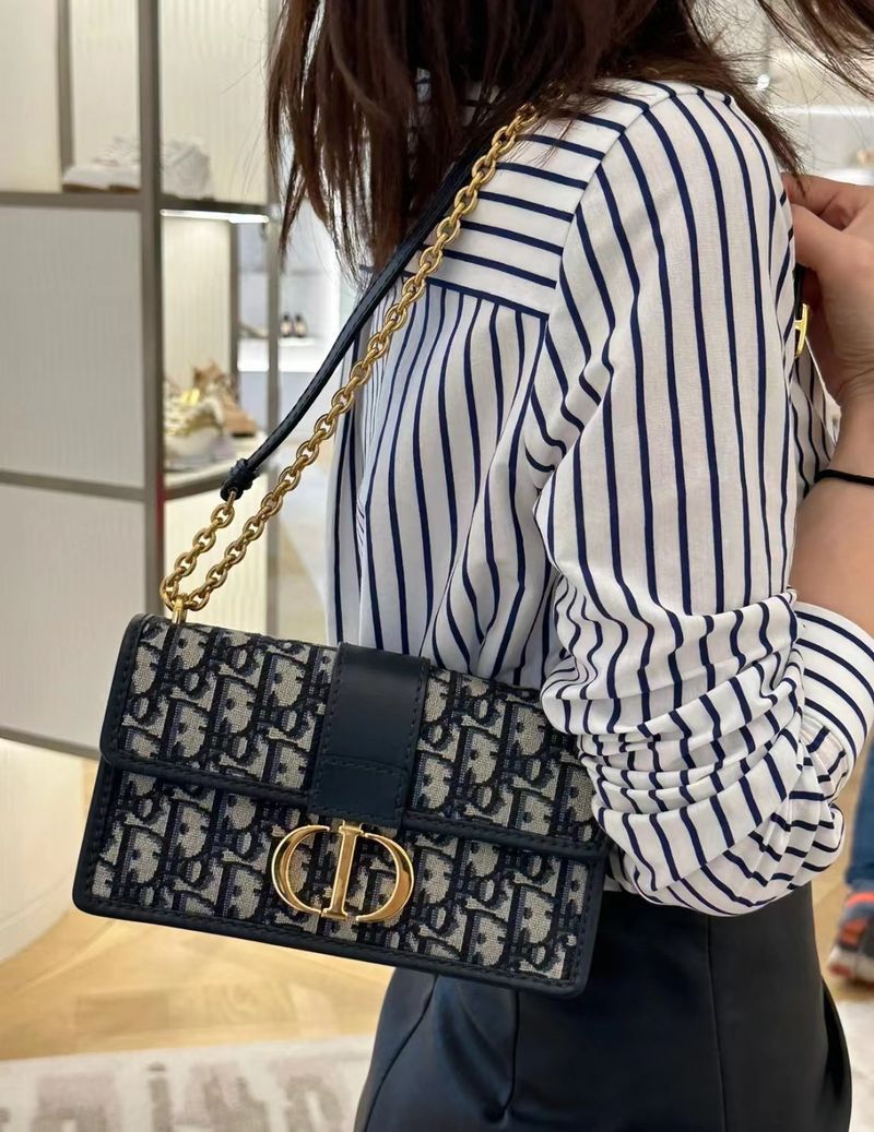 디올 30 몽테인 오블리크 이스트 웨스트 체인백