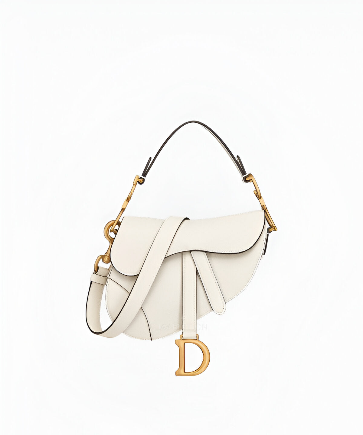 디올 새들 스트랩백 그레인 미니 새들 실루엣과 CD 메탈 장식이 어우러진 고급스러운 미니 가죽백