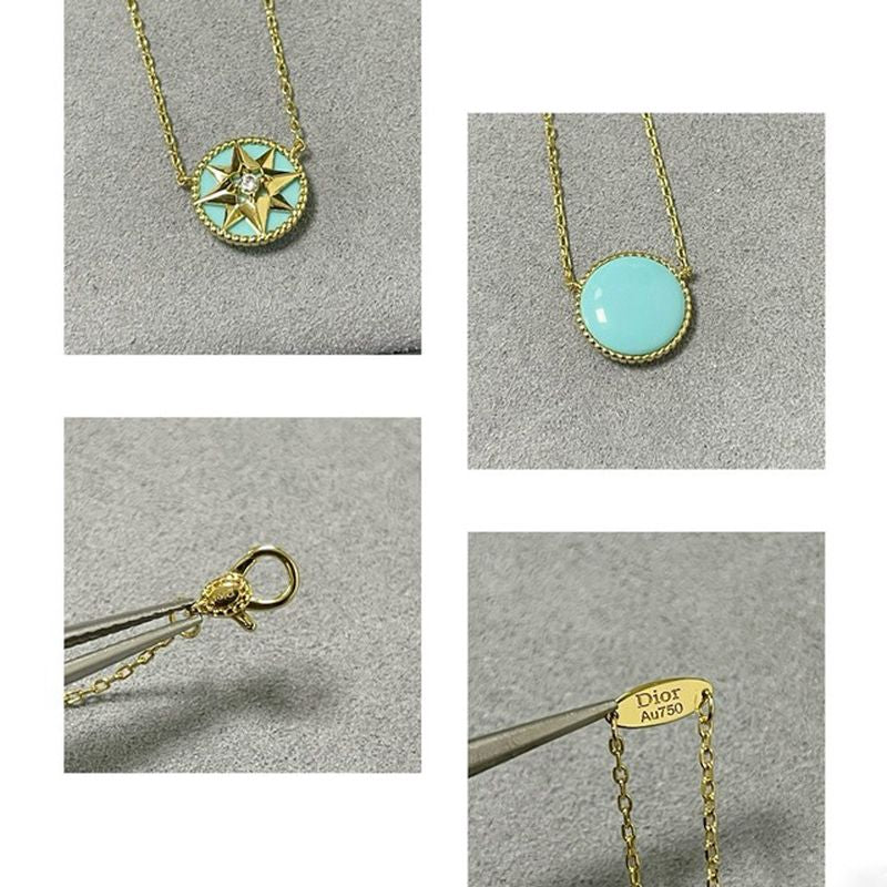 디올 로즈드방 목걸이