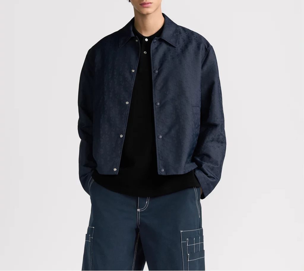 디올 오블리크 블루종 자켓