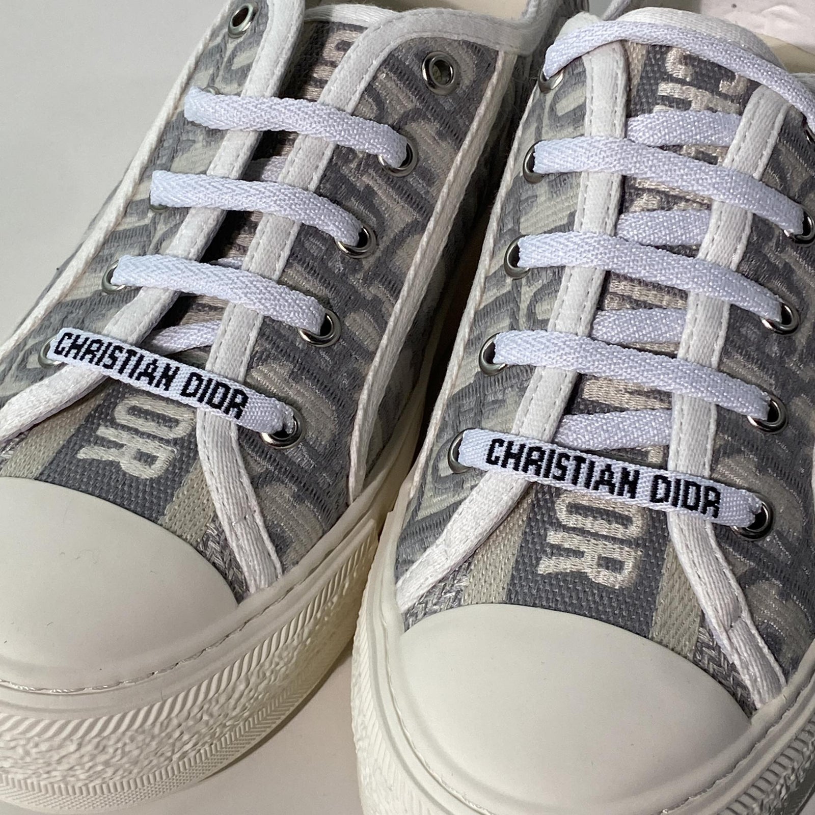 국내) 디올 오블리크 스니커즈 / 그레이 37