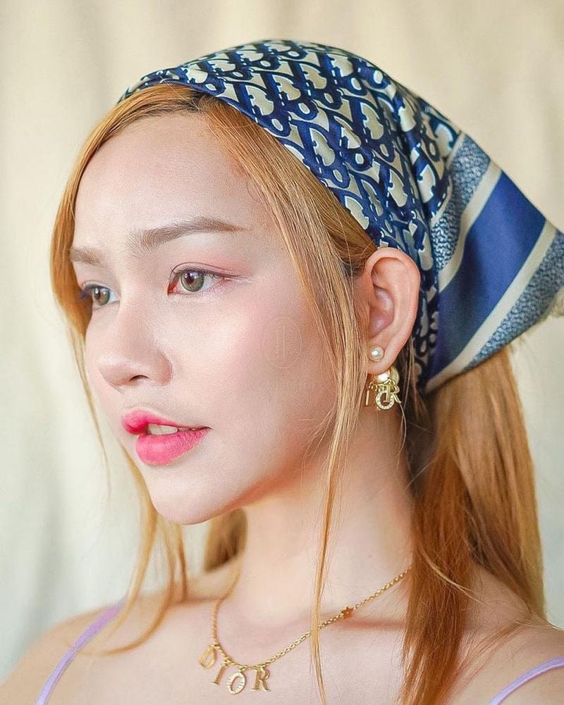 디올 DIOR 로고 목걸이