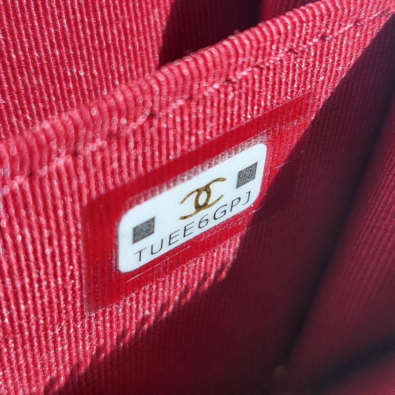 샤넬 19 지퍼 반지갑