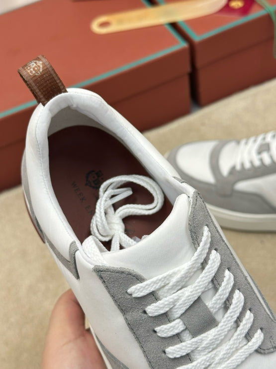 로로피아나 뉴포트 워크 윈드 스니커즈 그레이