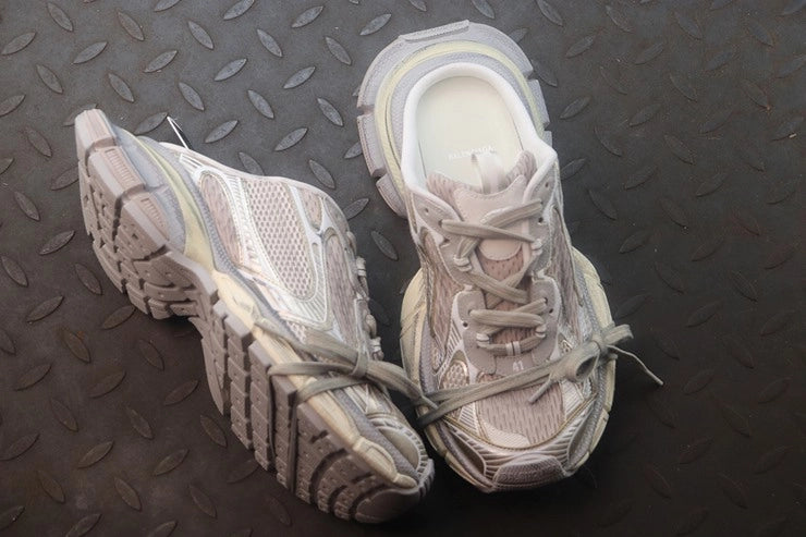 발렌시아가 3XL 베이지 뮬 스니커즈