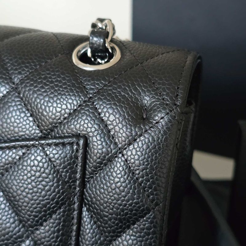 샤넬 클래식 플랩백 스몰 캐비어