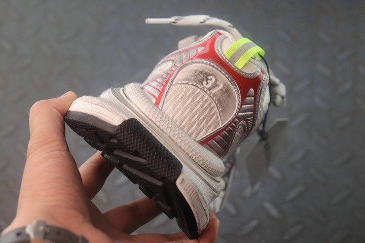 발렌시아가 3XL 화이트 레드 블루 스니커즈