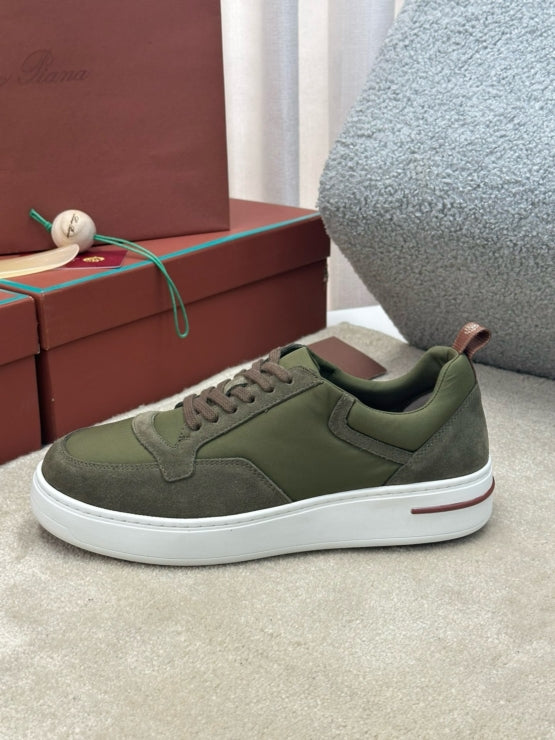 로로피아나 뉴포트 워크 윈드 스니커즈 그린