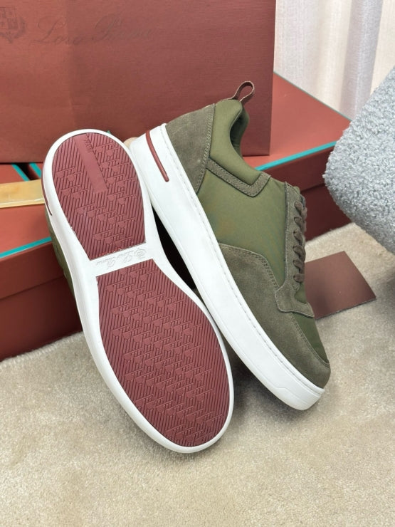 로로피아나 뉴포트 워크 윈드 스니커즈 그린