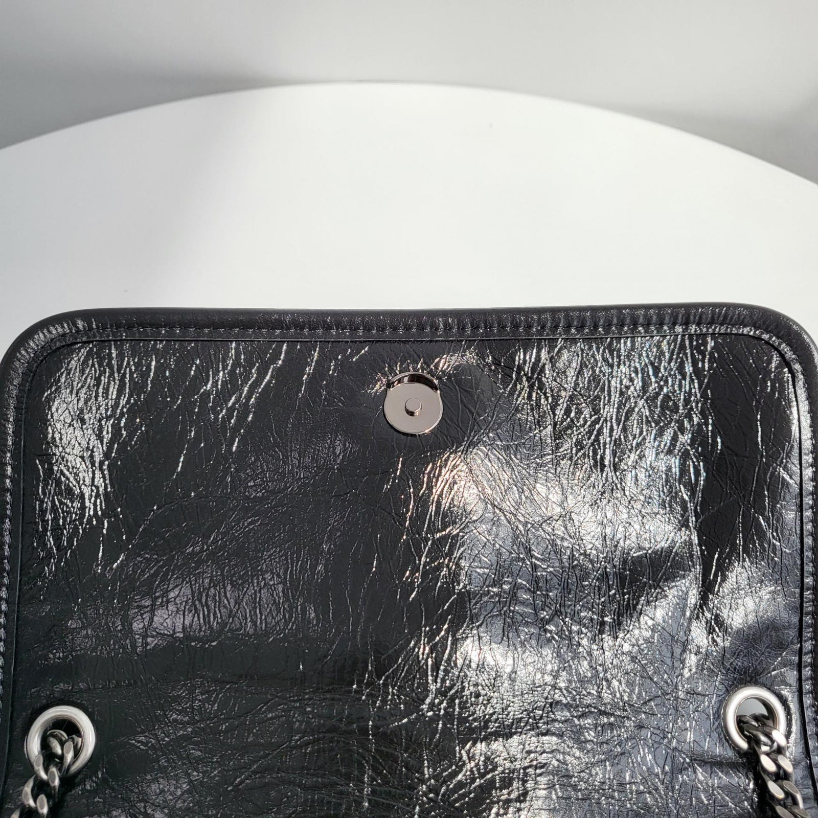 생로랑 니키백 베이비 빈티지 레더