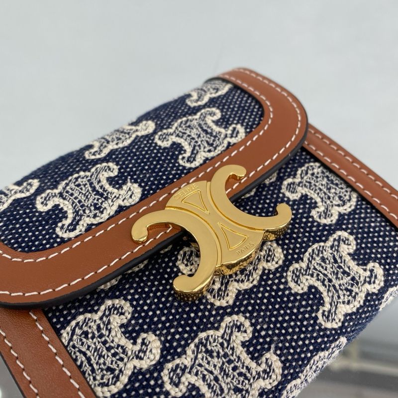 셀린느 스몰 트리오페 플랩 지갑