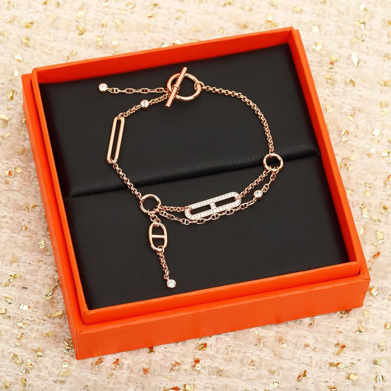 에르메스 Chaine d'ancre Chaos Bracelet