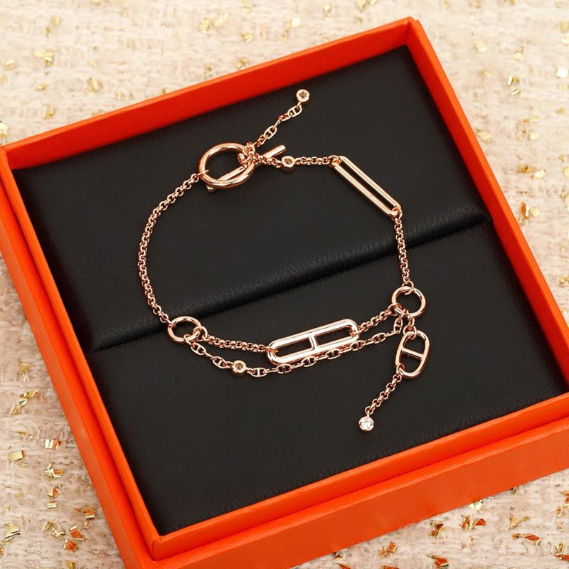 에르메스 Chaine d'ancre Chaos Bracelet