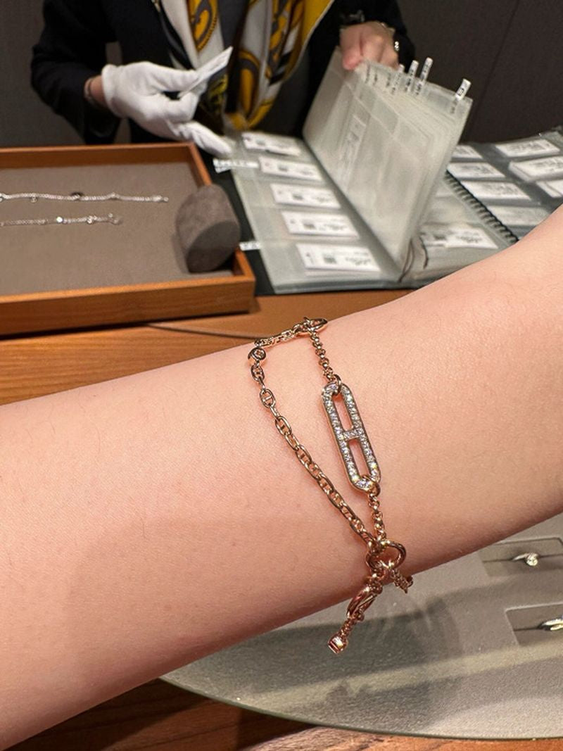 에르메스 Chaine d'ancre Chaos Bracelet