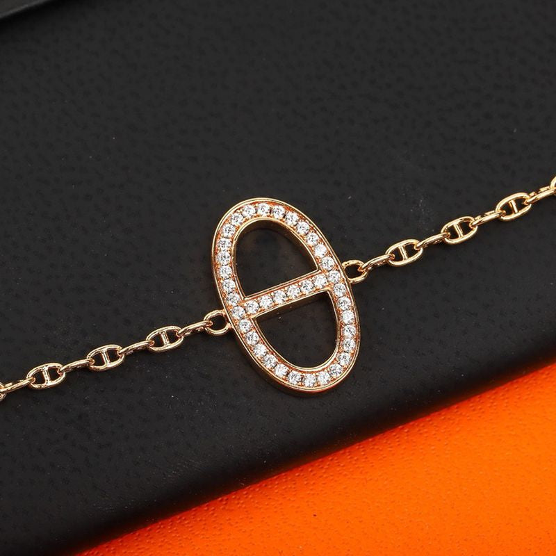 에르메스 Chaine d'ancre Contour Bracelet