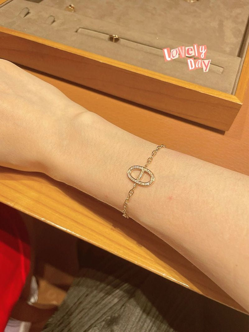 에르메스 Chaine d'ancre Contour Bracelet