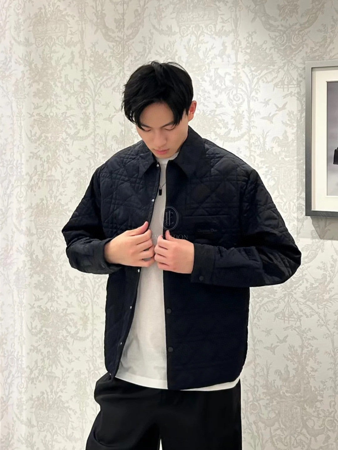 디올 테크니컬 패브릭 까나쥬 오버셔츠