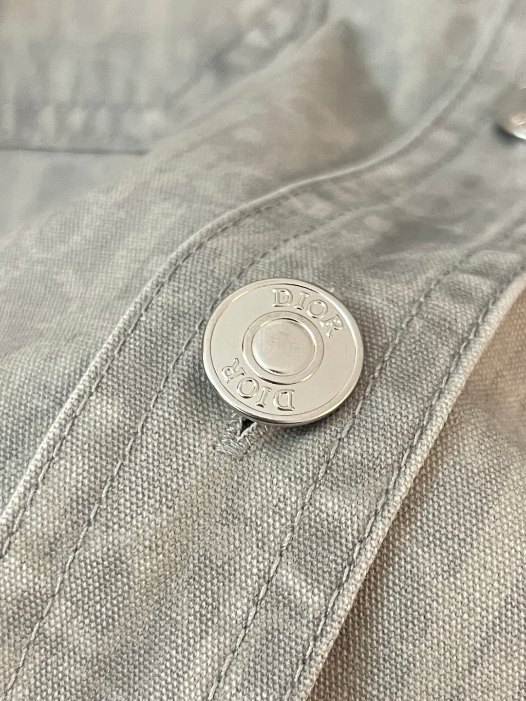 디올 오블리크 데님 셔츠