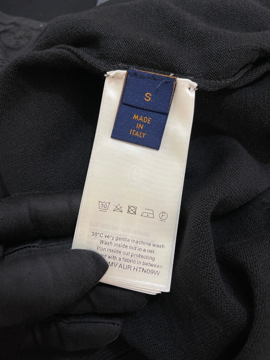 루이비통 모노그램 자카드 롱 슬리브 폴로 셔츠