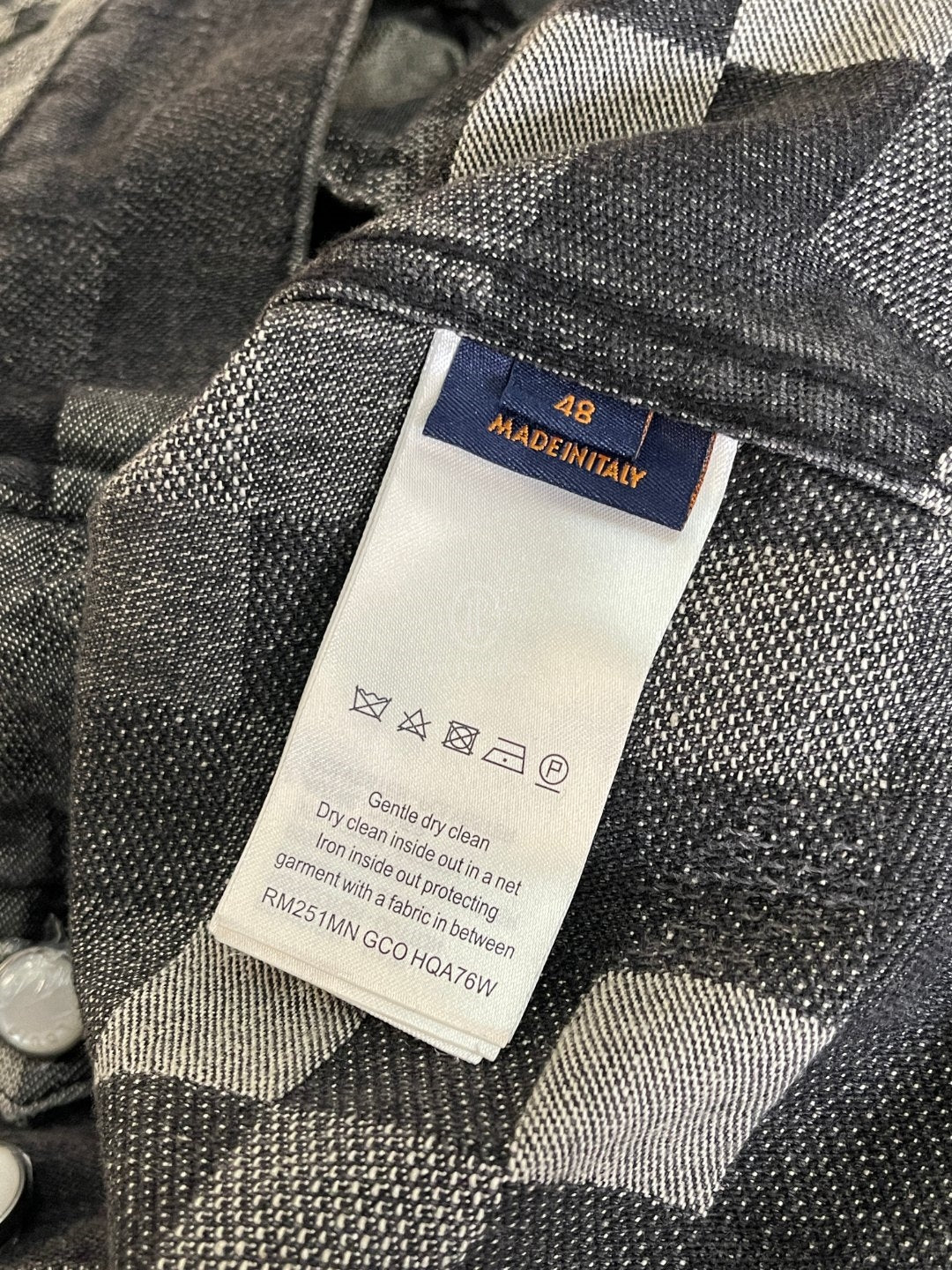 루이비통 다모플라주 클래식 데님 자켓