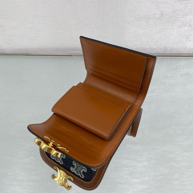 셀린느 스몰 트리오페 플랩 지갑