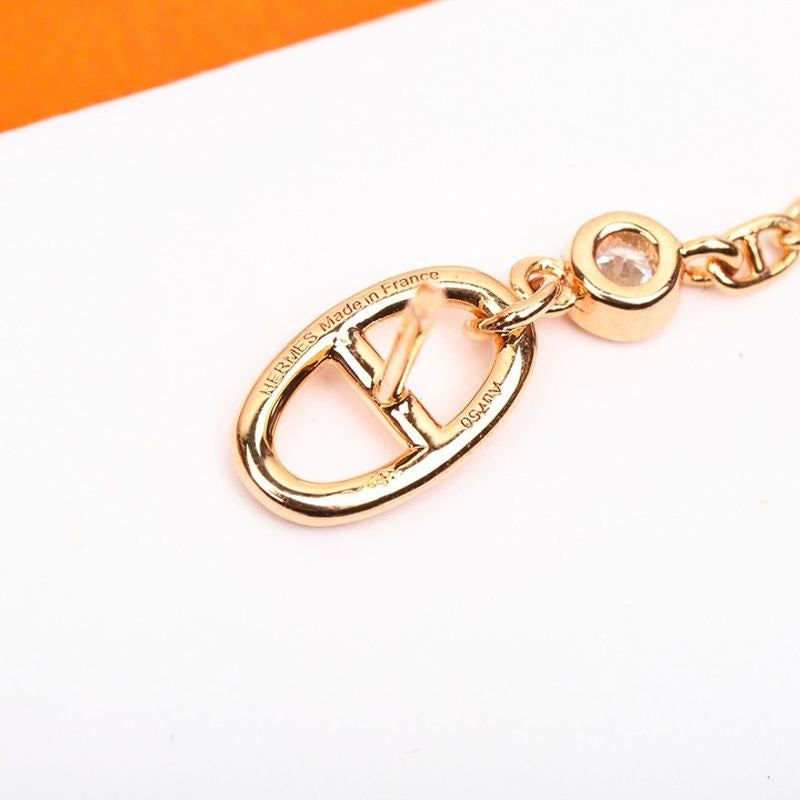 에르메스 Chaine d'ancre Chaos earrings