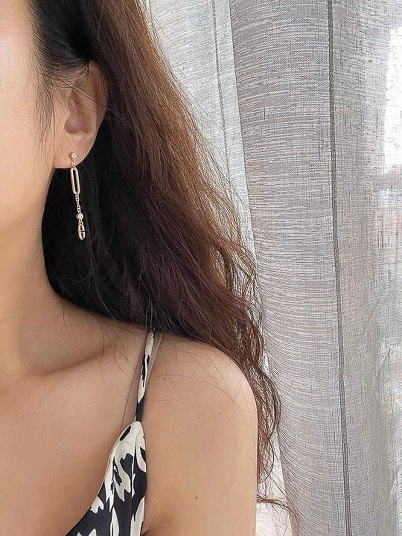 에르메스 Chaine d'ancre Chaos earrings