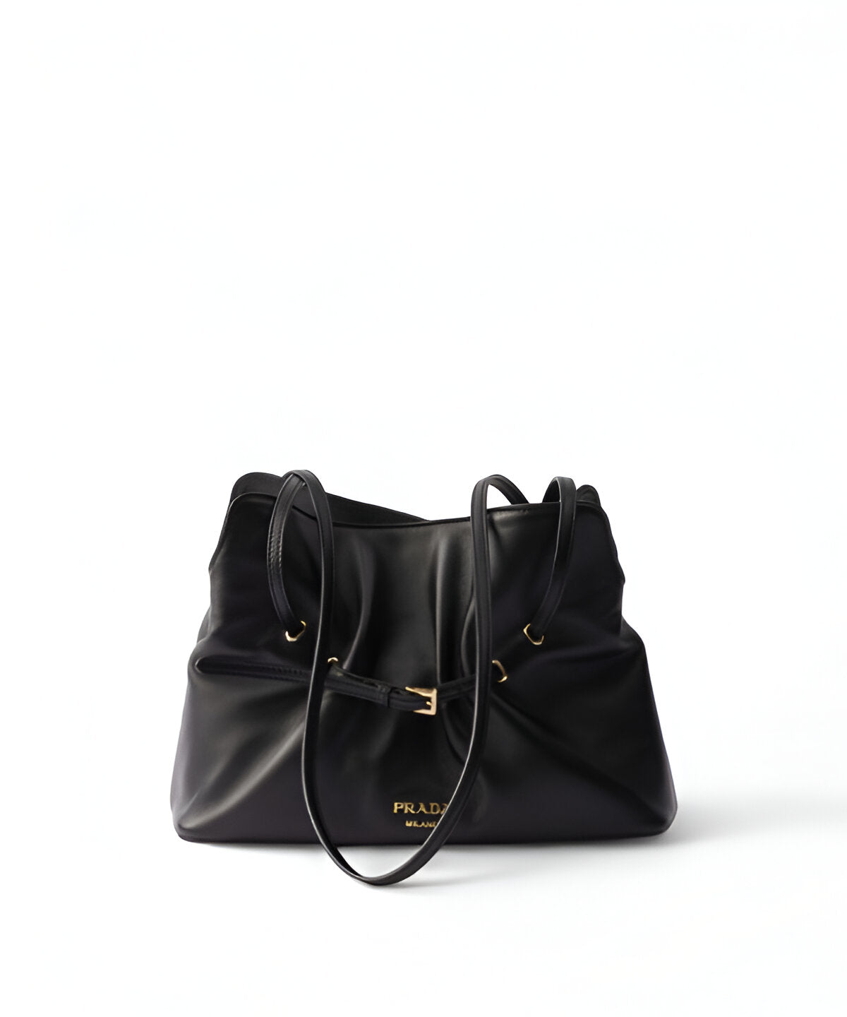 프라다 다다 스몰 나파 가죽 핸드백, 유연한 나파 가죽과 미니멀한 실루엣