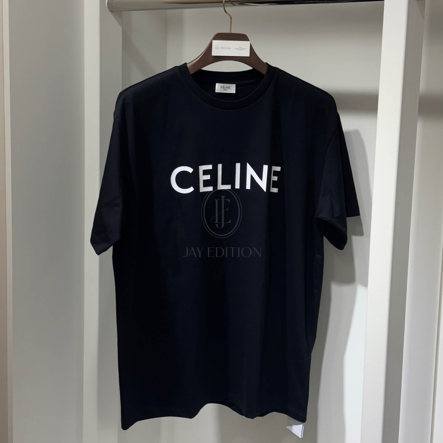 1% CEL 코튼 저지 루즈 티셔츠