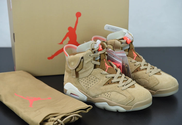 나이키 조던 6 x 트래비스 스캇 레트로 SP 브리티쉬 카키