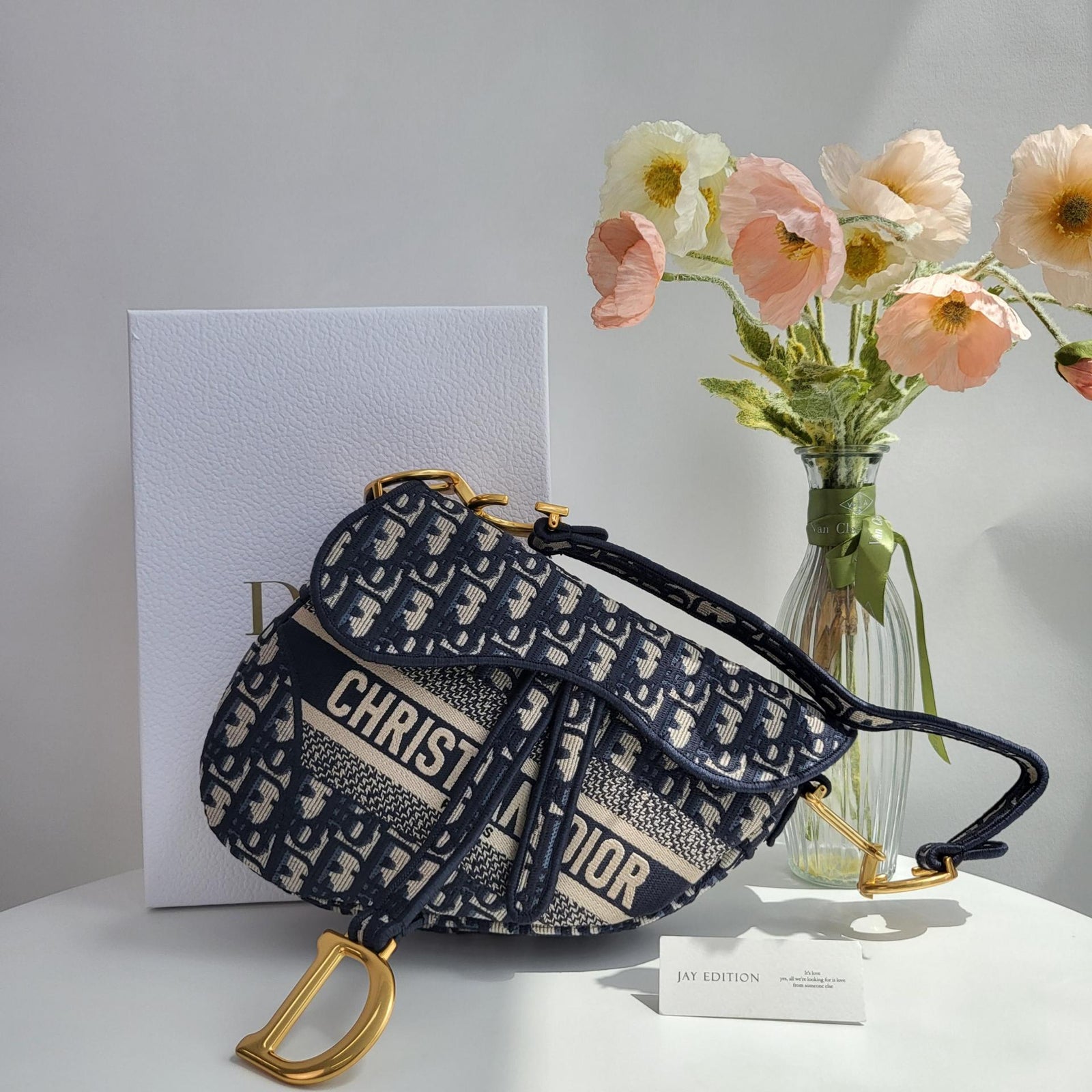 디올 오블리크 새들백