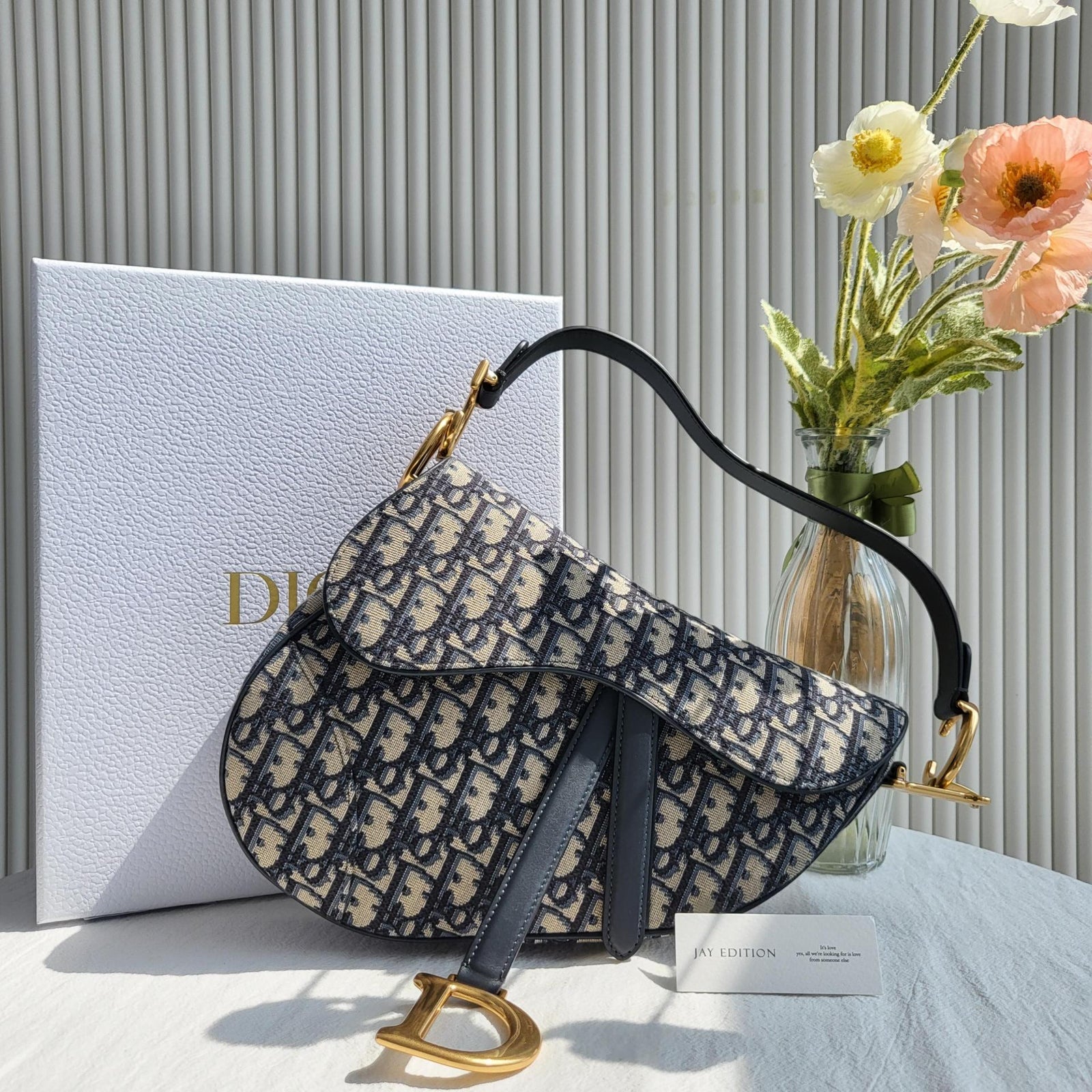 디올 오블리크 새들백 미니,미디움