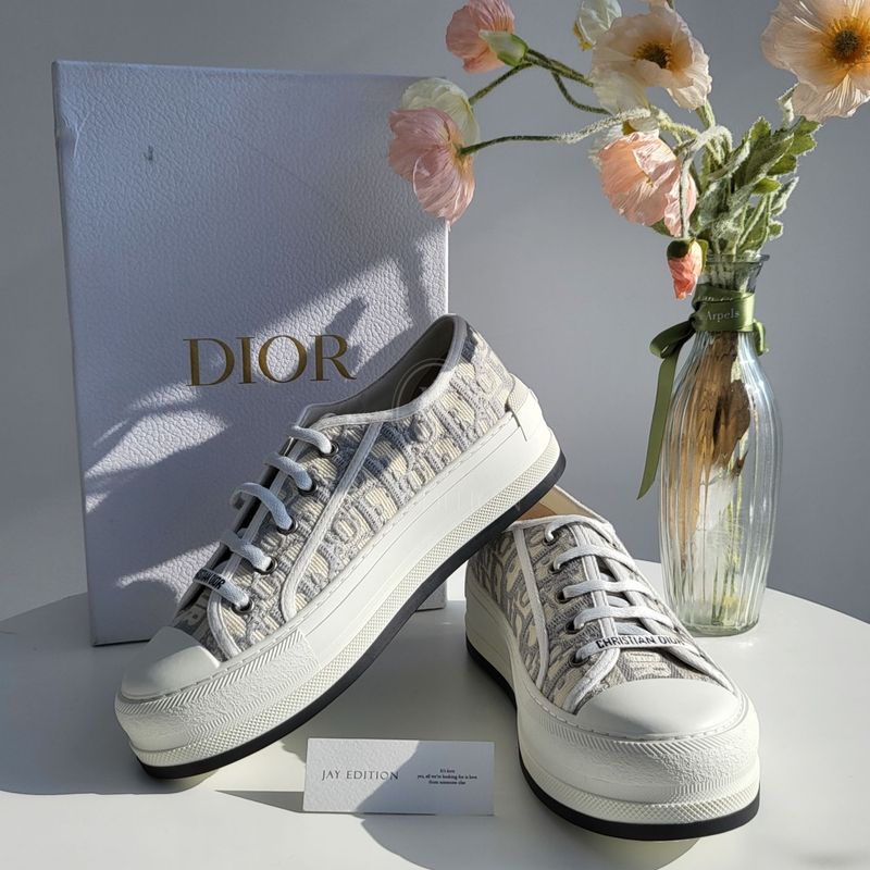 디올 오블리크 플랫폼 스니커즈