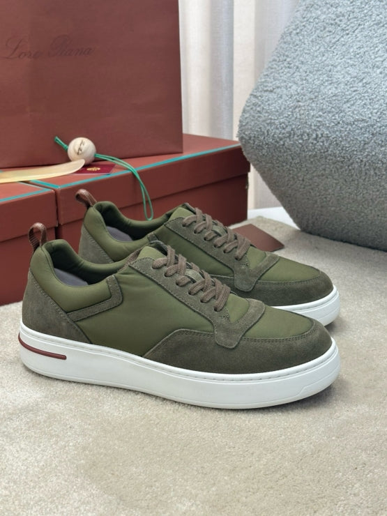 로로피아나 뉴포트 워크 윈드 스니커즈 그린