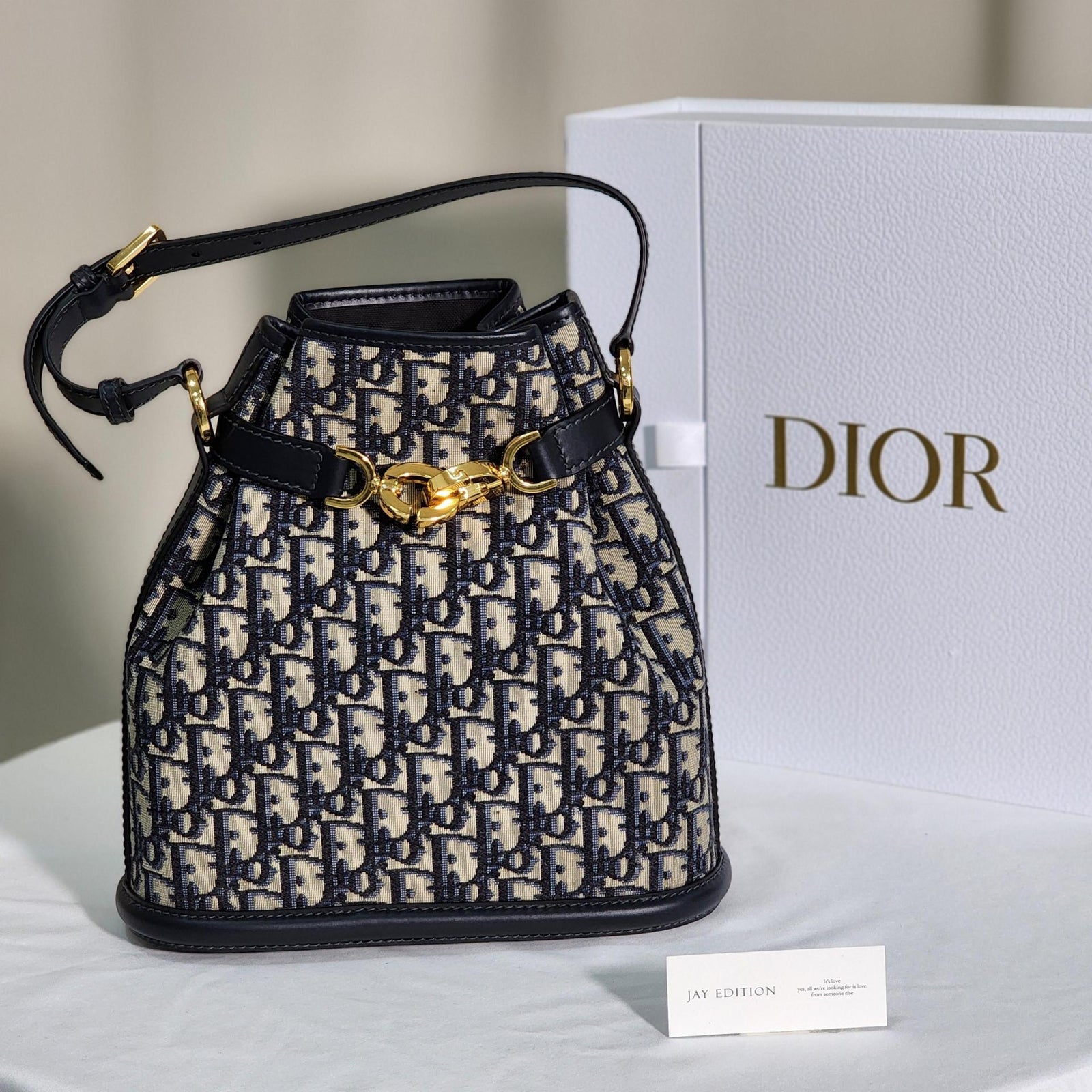 디올 C'est 오블리크 버킷백 미디움