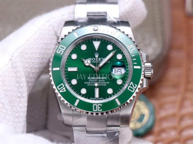 롤렉스 서브마리너 녹판 헐크 40mm