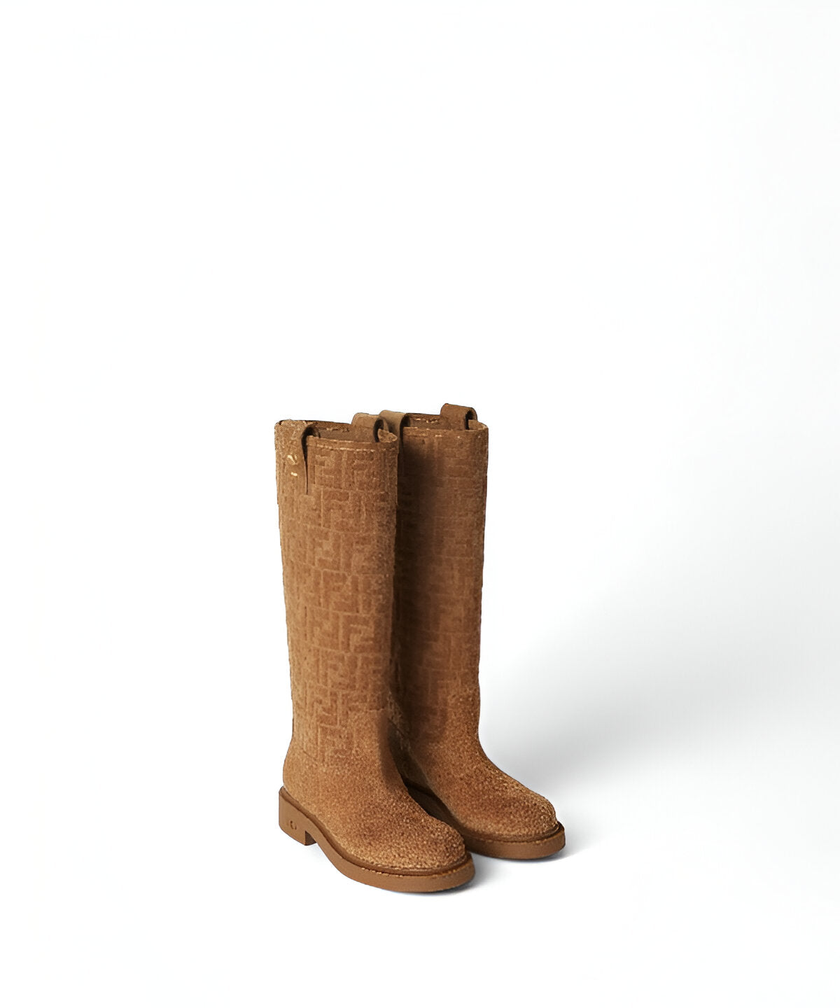 펜디 필로 모노그램 니 하이 부츠