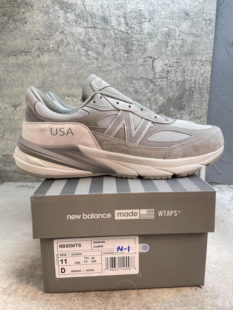 뉴발란스 x 더블탭스 990v6 메이드 인 USA 문 미스트 미라지 그레이
