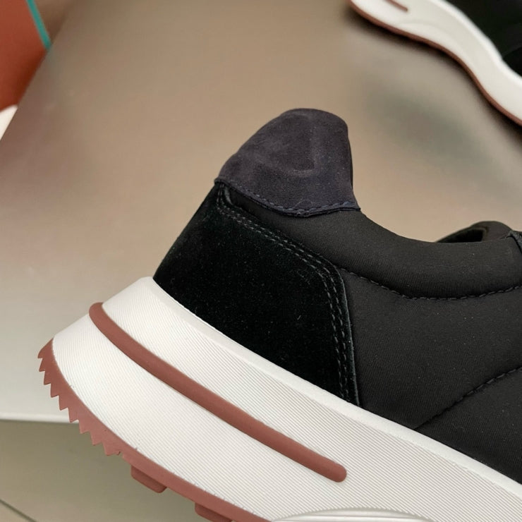 로로피아나 위크앤드 워크 패브릭 스니커즈 블랙