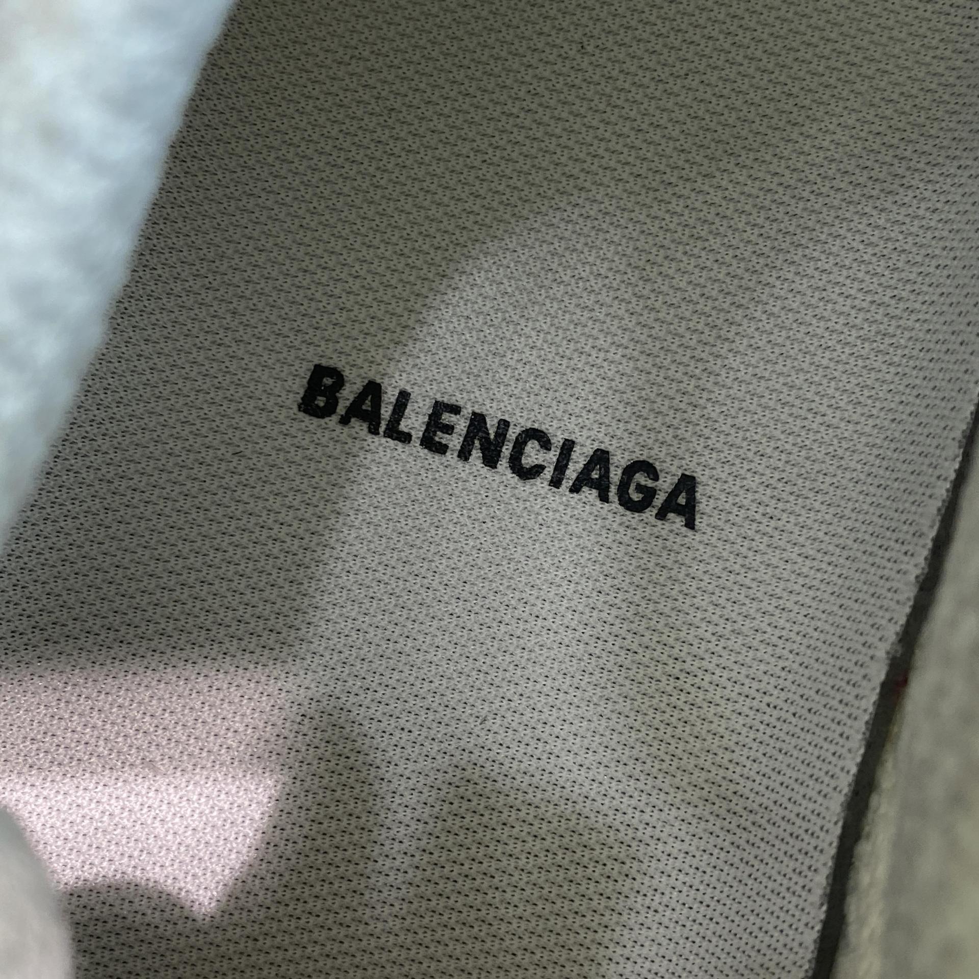 국내) 발렌시아가 3XL 화이트 레드 블루 스니커즈 35