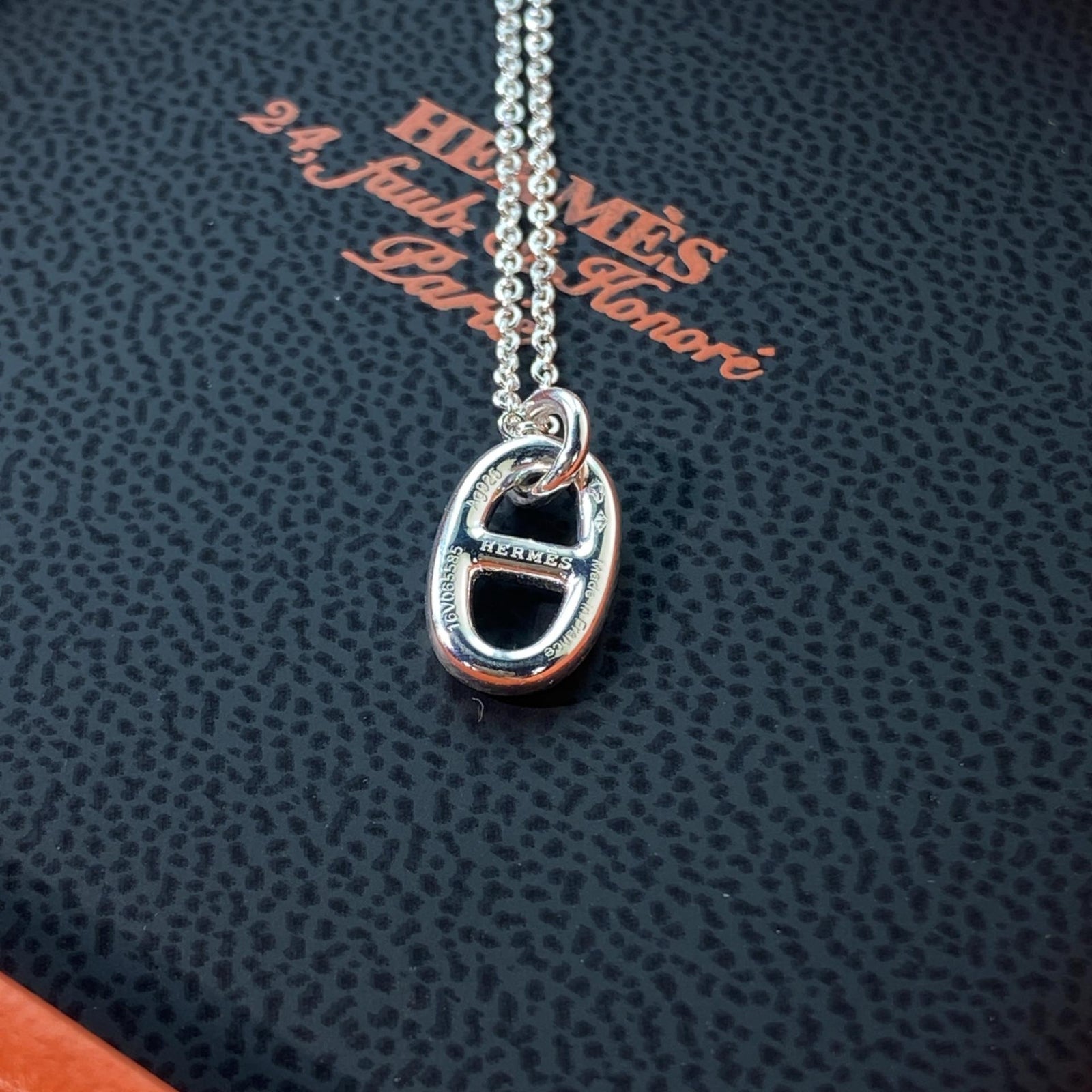 에르메스 파랑돌 샹달 목걸이