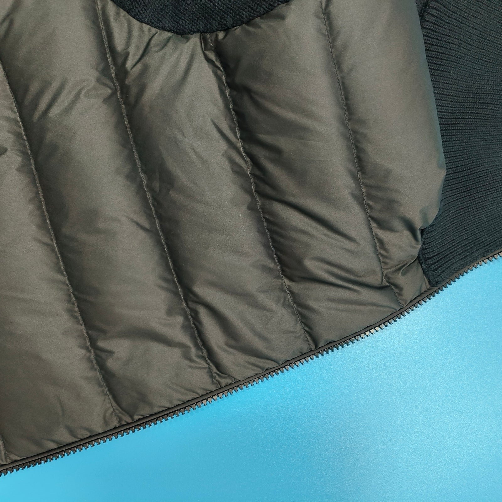 패딩 코튼 집업 카디건