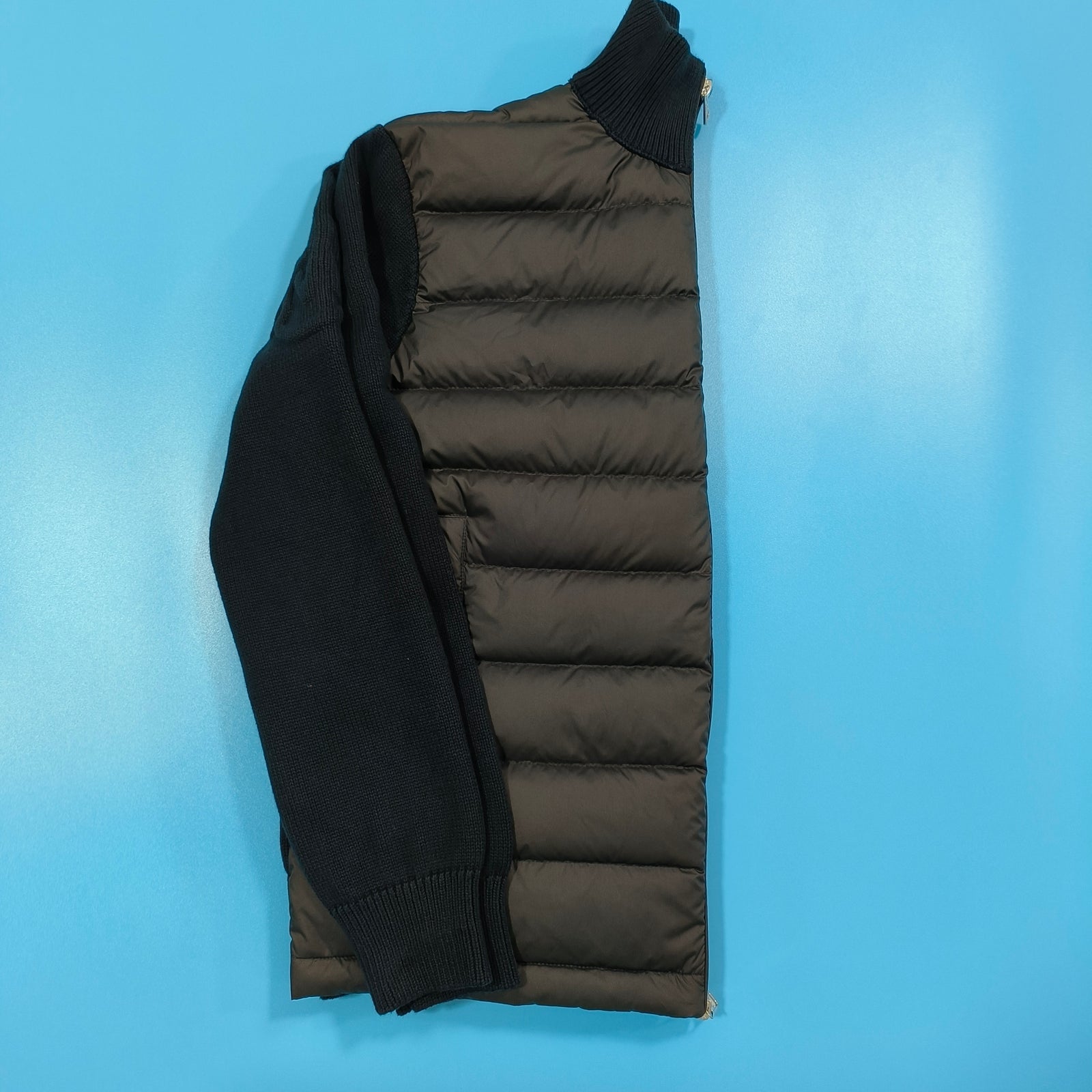 패딩 코튼 집업 카디건