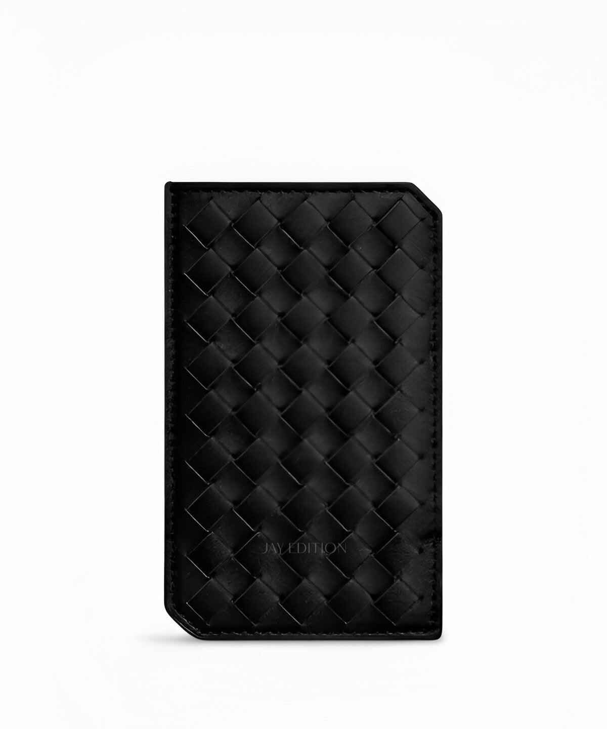 보테가 베네타 인트레치아토 버티컬 카드 홀더 세로형 인트레치아토 송아지 가죽 디자인과 슬림한 카드 수납 구조의 카드 홀더